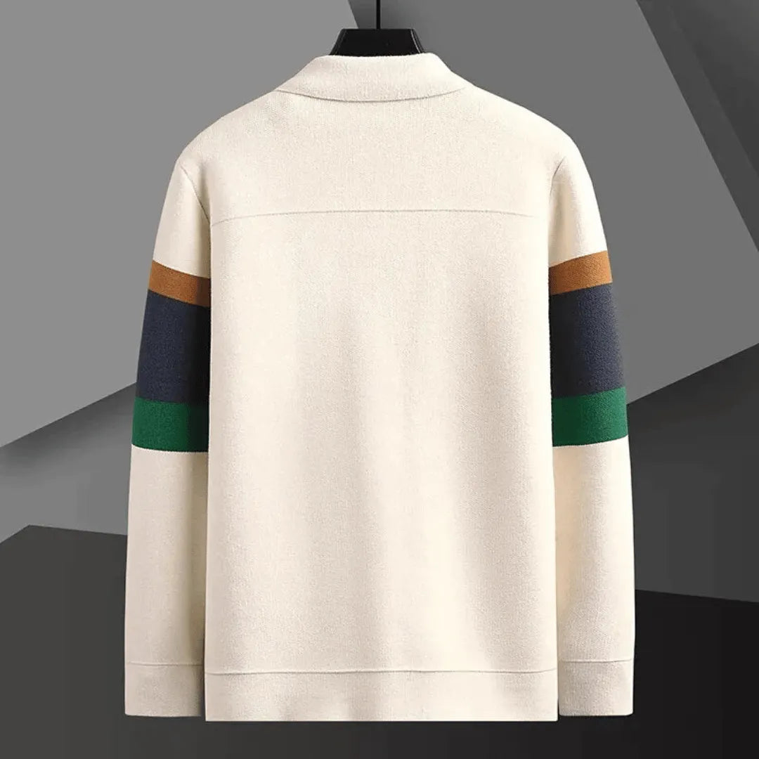 Callum Jacquard Knit Cardigan