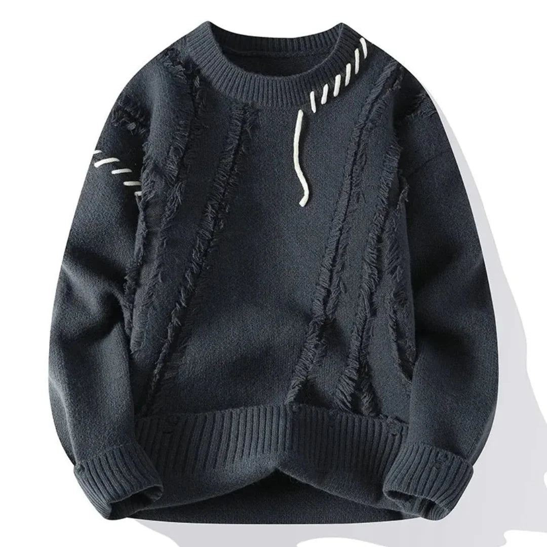 Caelum Patchwork Knit Sweater