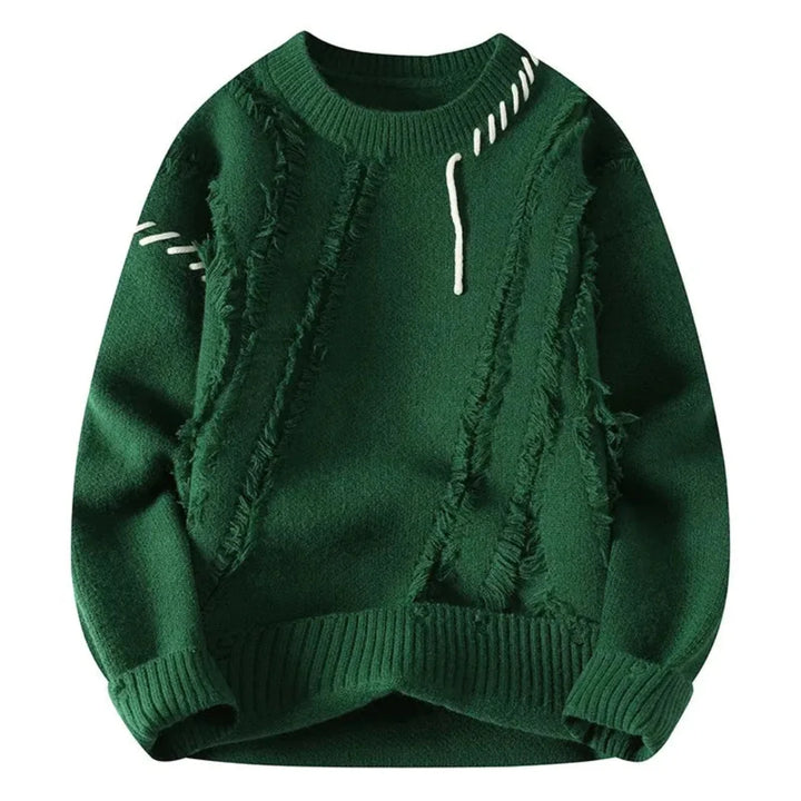 Caelum Patchwork Knit Sweater