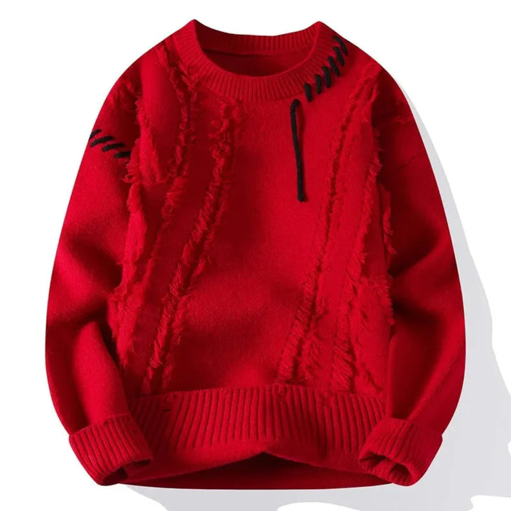 Caelum Patchwork Knit Sweater