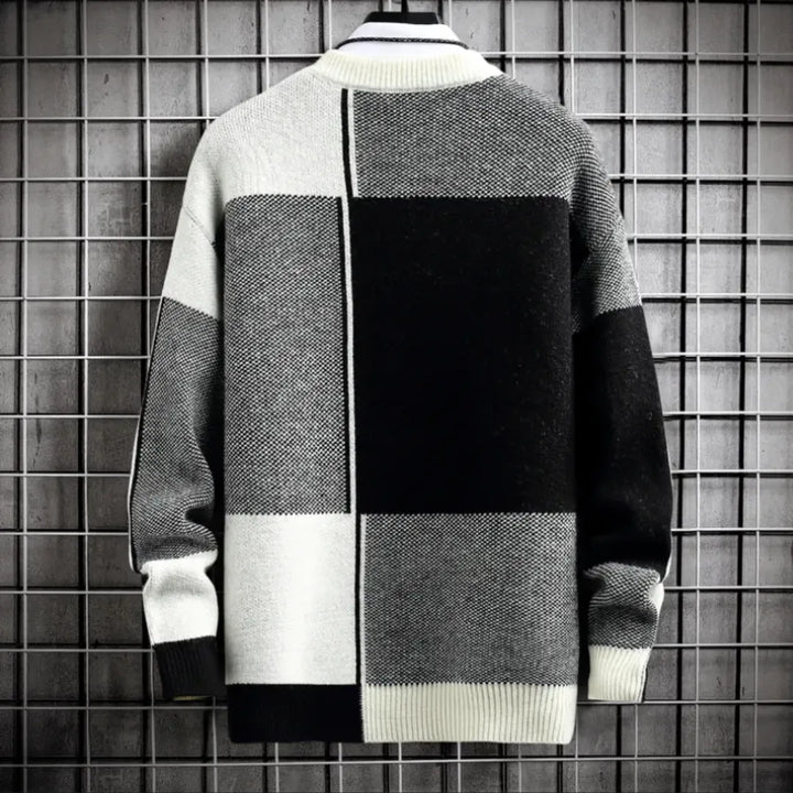 Alexadro Block Knit Sweater