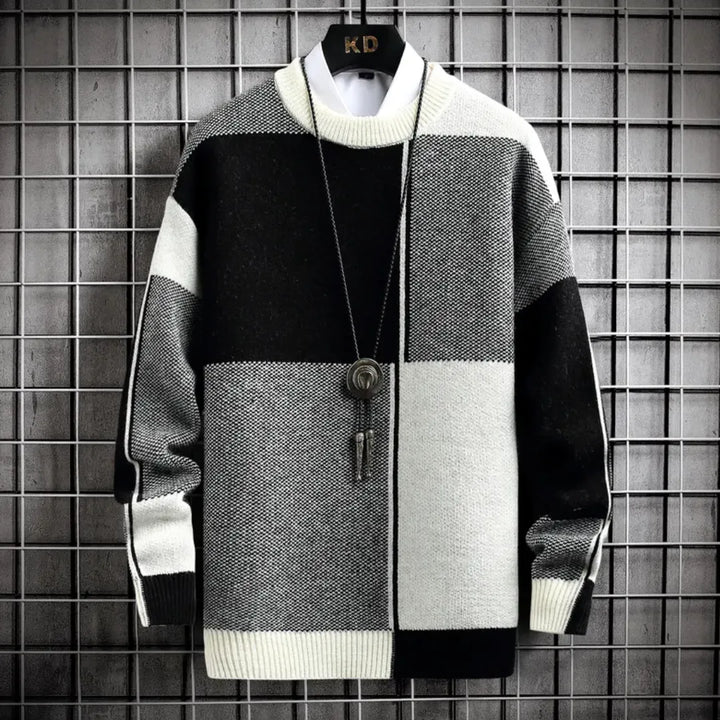 Alexadro Block Knit Sweater