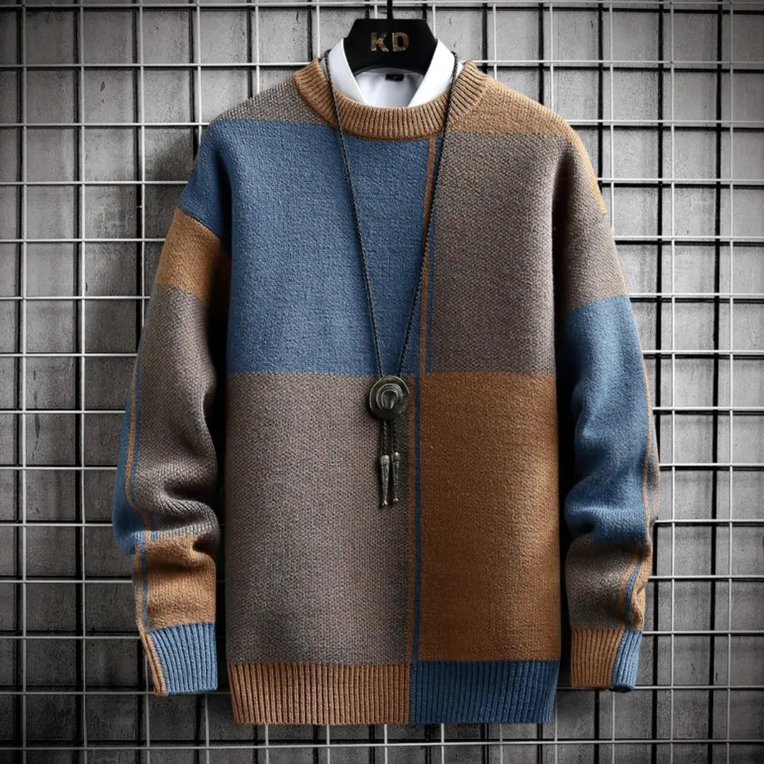 Alexadro Block Knit Sweater