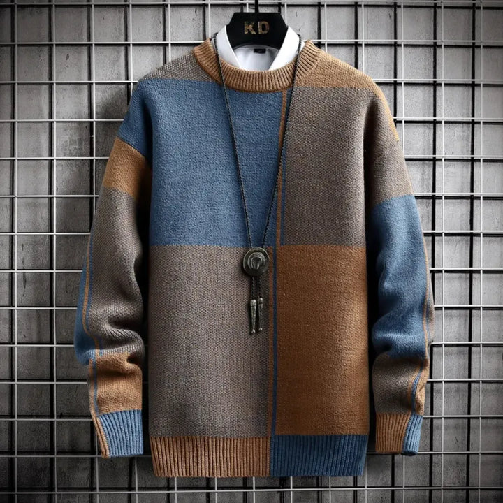 Alexadro Block Knit Sweater
