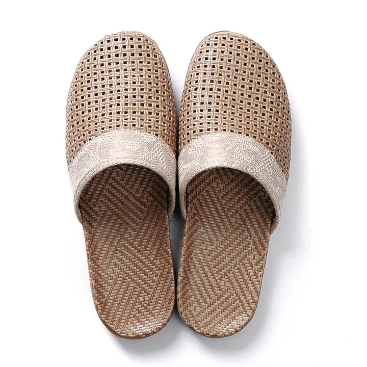 Algarve Woven Slide Slippers