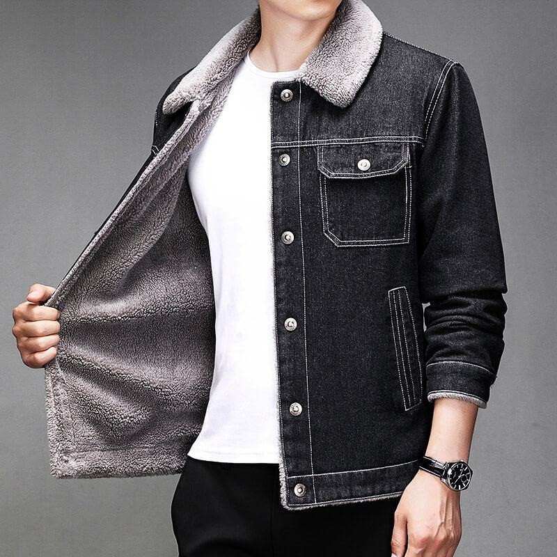 Lennox Denim Sherpa Jacket