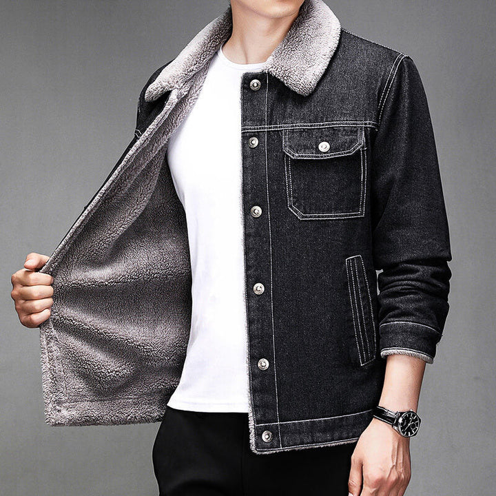 Lennox Denim Sherpa Jacket