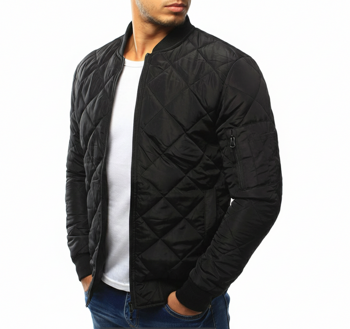 Edison Quilted Bomber Jacket