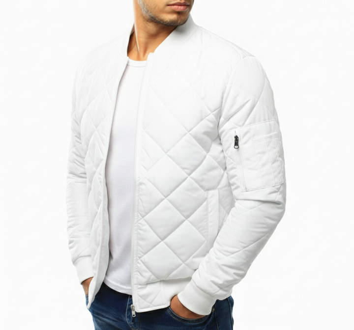 Edison Quilted Bomber Jacket