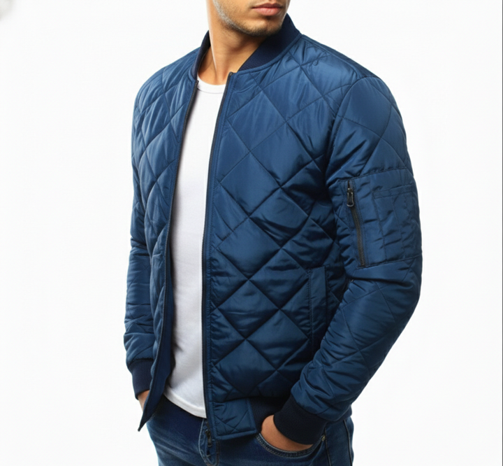 Edison Quilted Bomber Jacket
