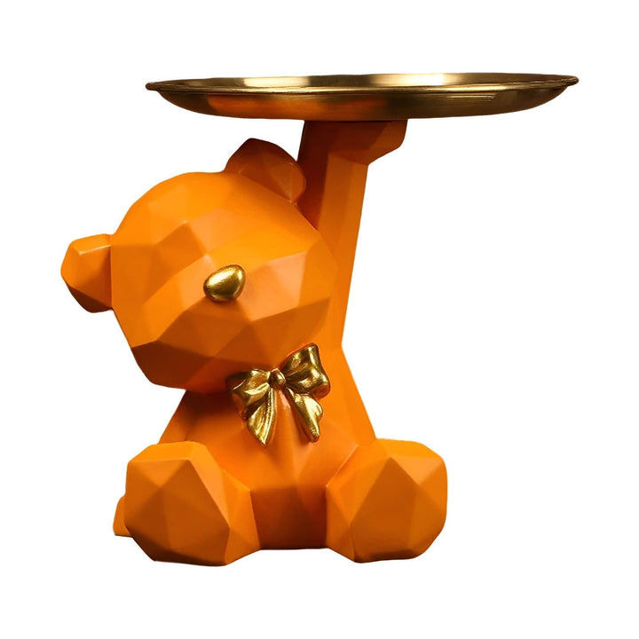 Geometric Bear Key Holder and Desk Organizer