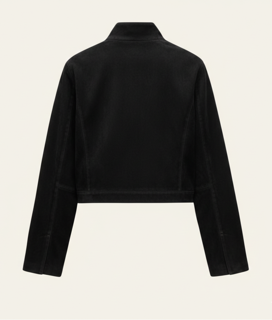 Florence Cropped Suede Jacket