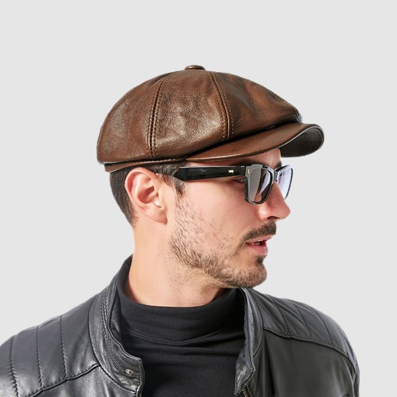 Marston Genuine Leather Vintage Beret
