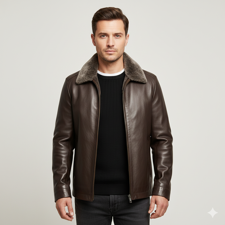 Naples Faux Leather Jacket