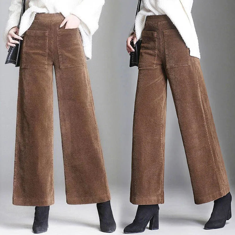 Parma Corduroy Wide-Leg Pants