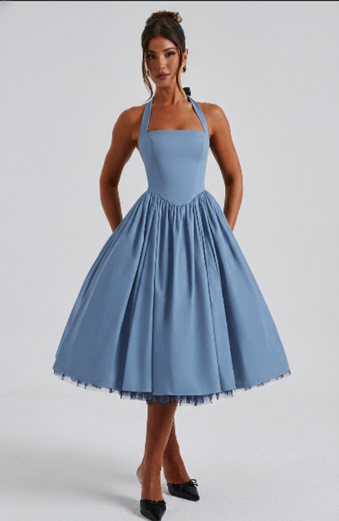 Lhey Halter Midi Dress