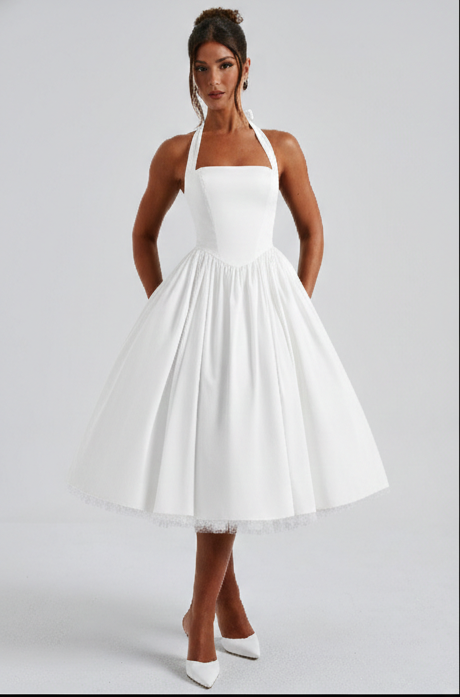 Lhey Halter Midi Dress