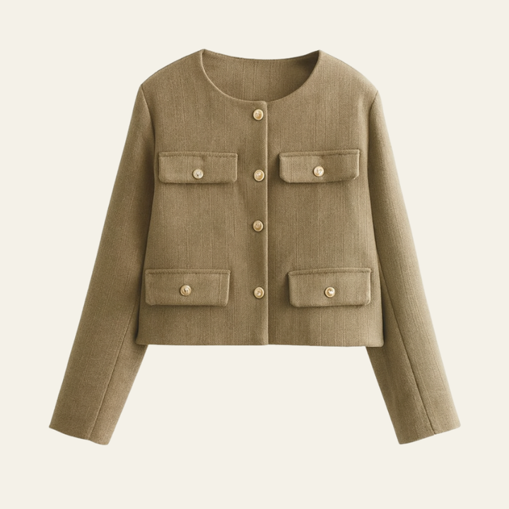 Lisbon Wool Cropped Jacket
