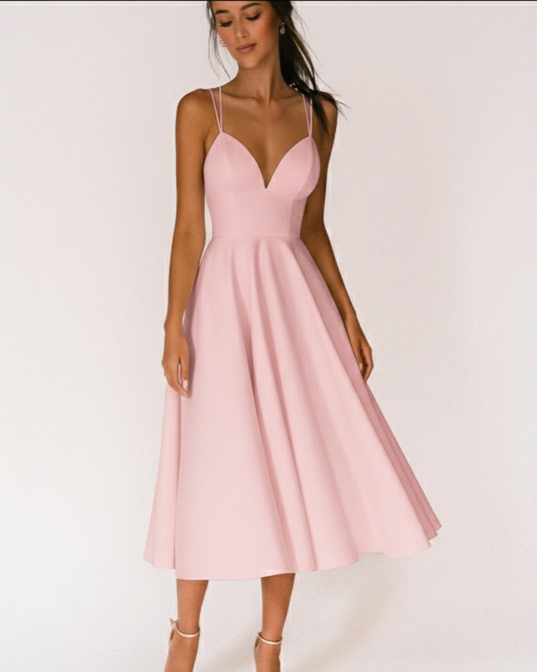 Livia Strappy Midi Dress