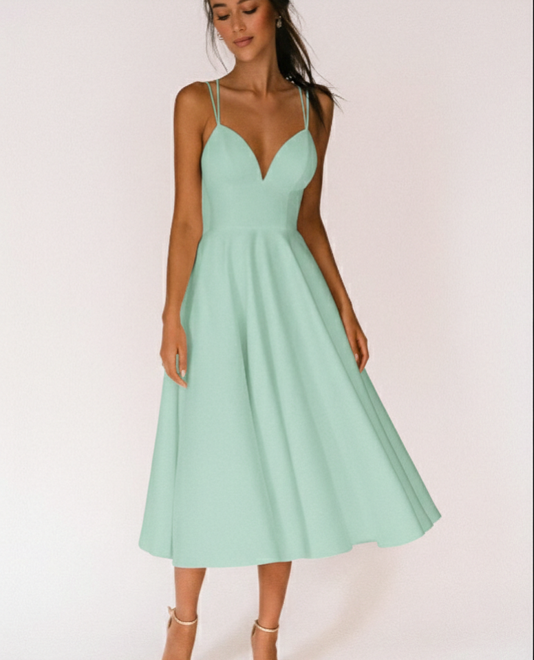 Livia Strappy Midi Dress