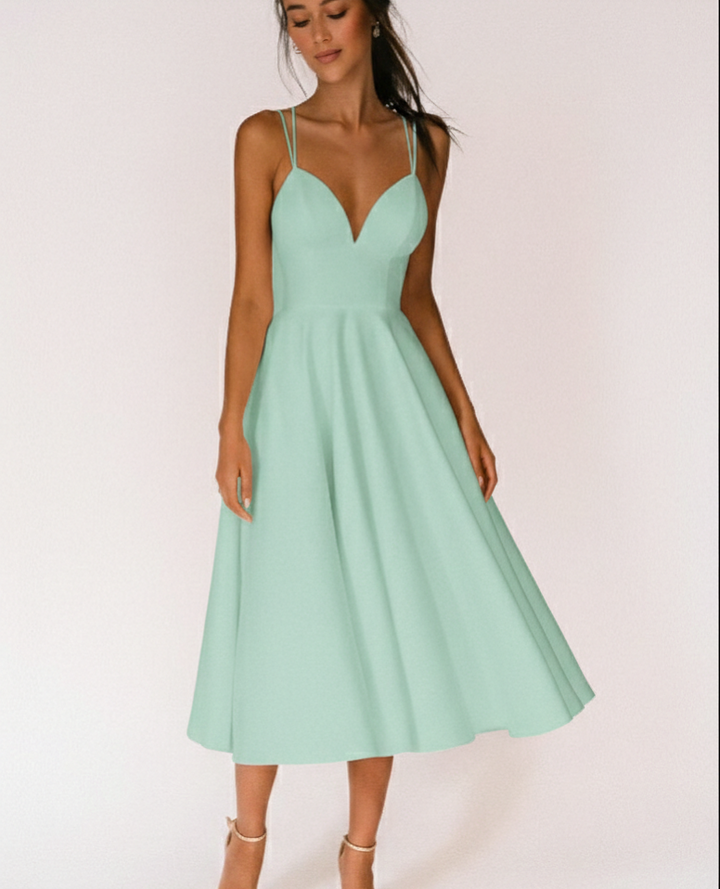 Livia Strappy Midi Dress