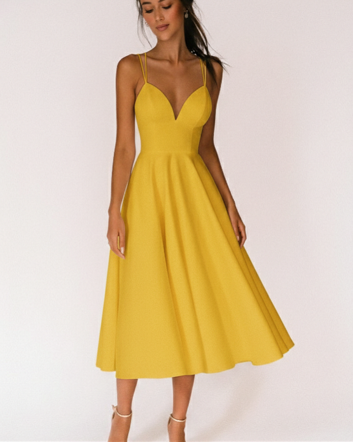 Livia Strappy Midi Dress