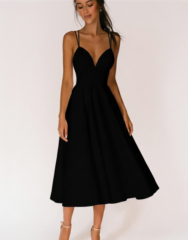 Livia Strappy Midi Dress