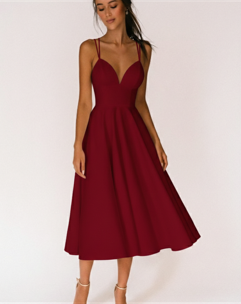 Livia Strappy Midi Dress