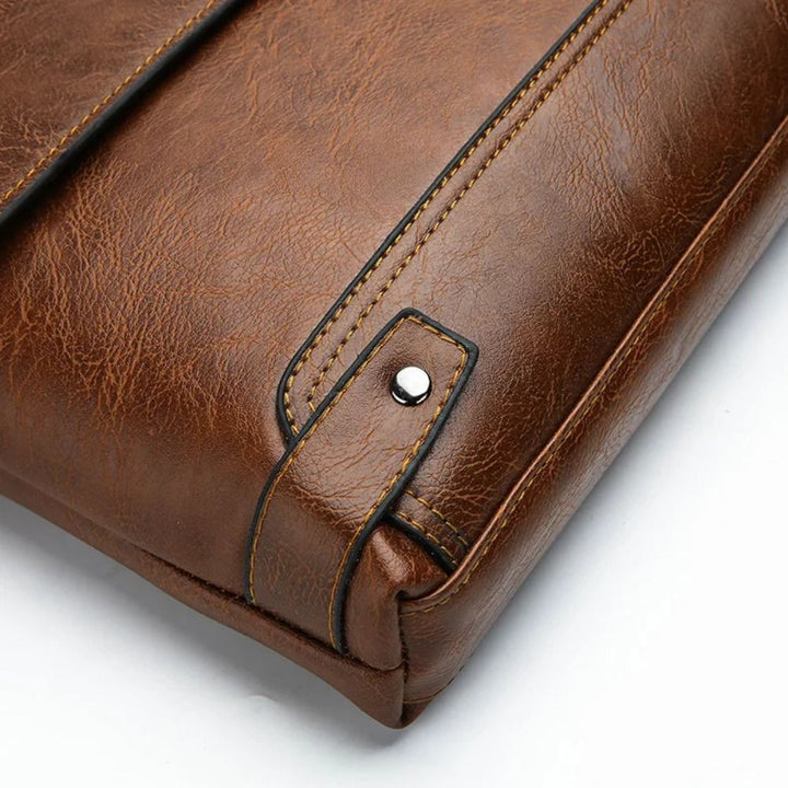 Men’s Faux Leather Briefcase