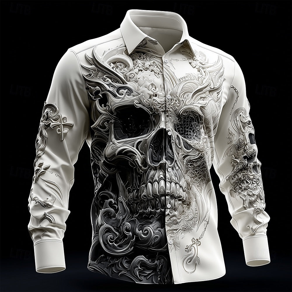 Blackwell Skull Print Shirt