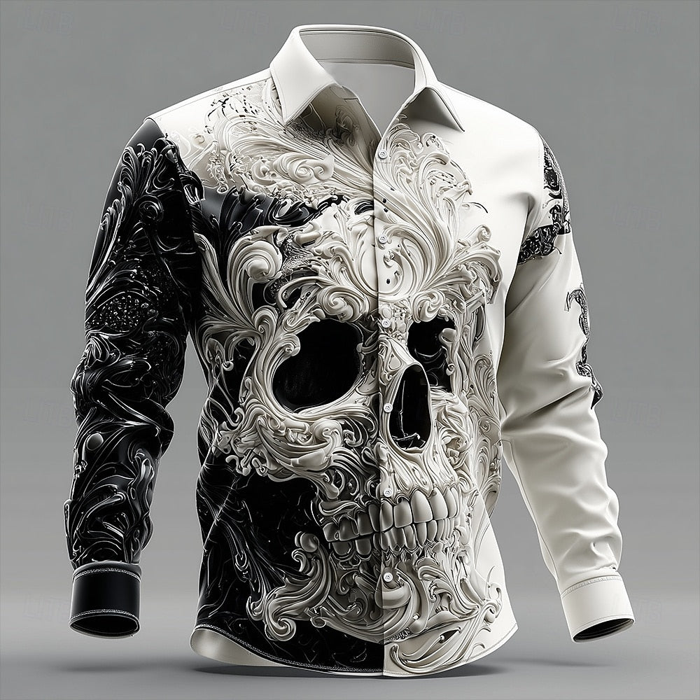 Blackwell Skull Print Shirt