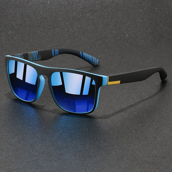 Polarized Sports Sunglasses UV400 - Retro Square Frame
