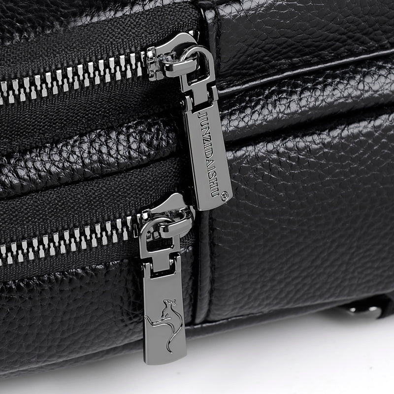 Men’s Leather Chest Crossbody Bag