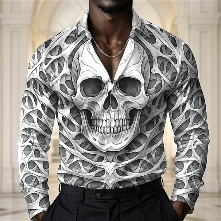 Marlowe Skull Print Shirt