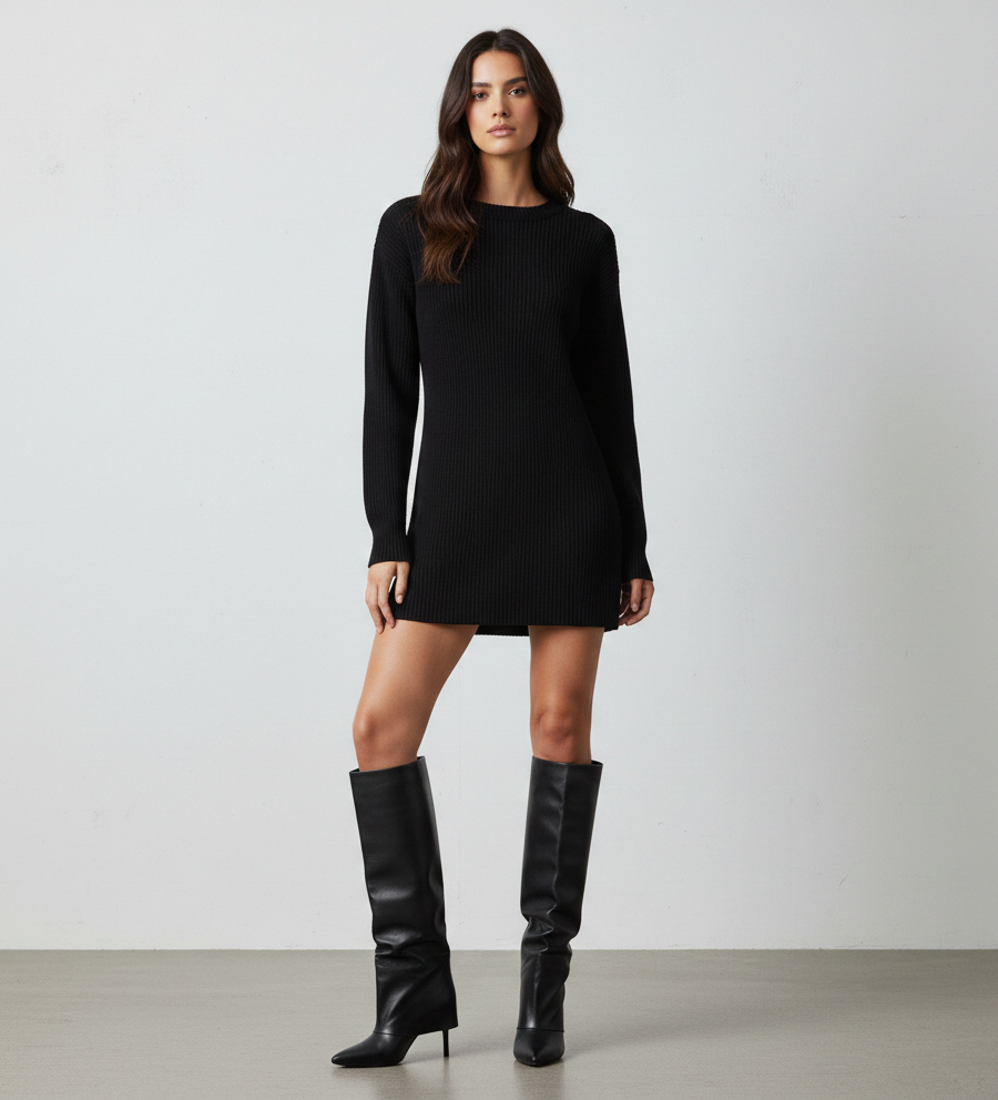 Matera Sculpted Faux Leather Boot