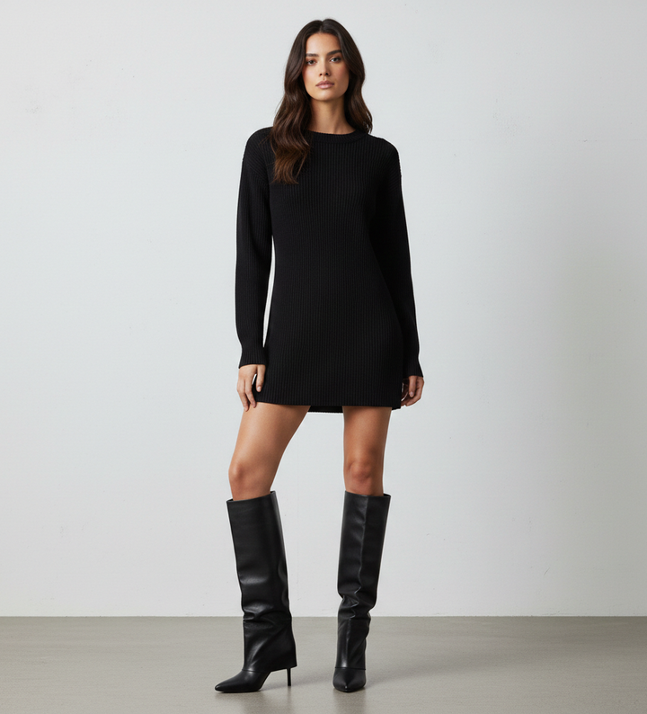 Matera Sculpted Faux Leather Boot