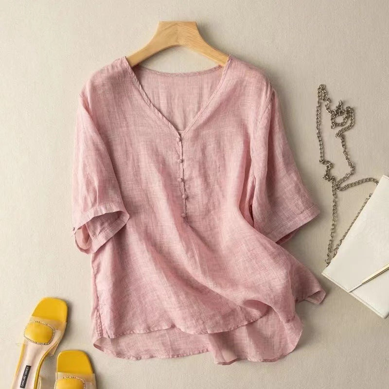 Lorca Linen Blouse