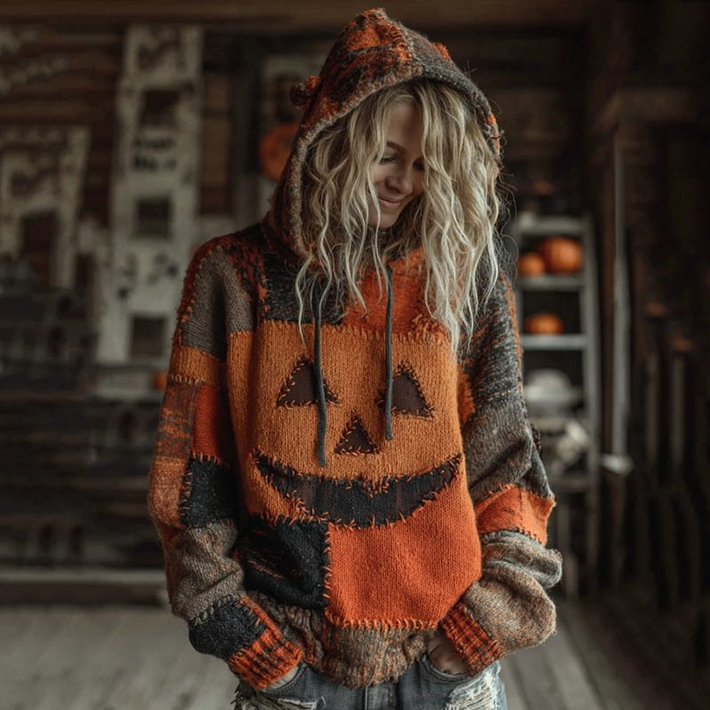 Halloweave Knit Hoodie