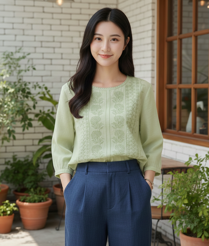 Ravello Embroidered Blouse