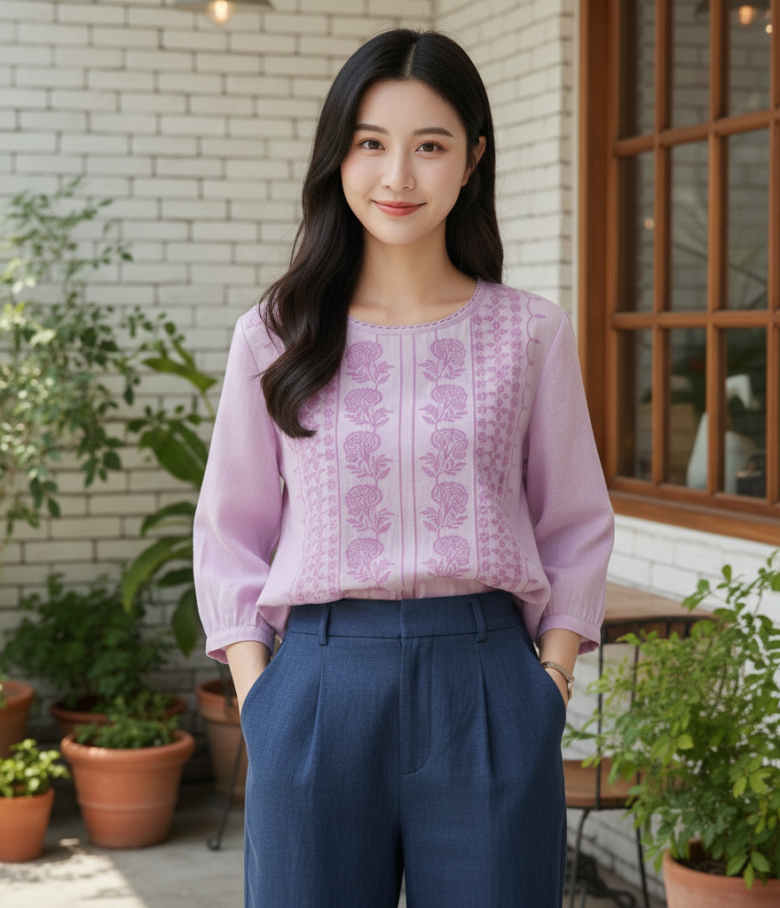 Ravello Embroidered Blouse