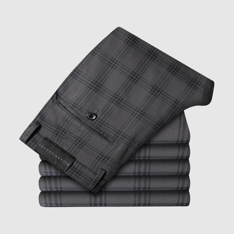 Marston Tailored Plaid Pants