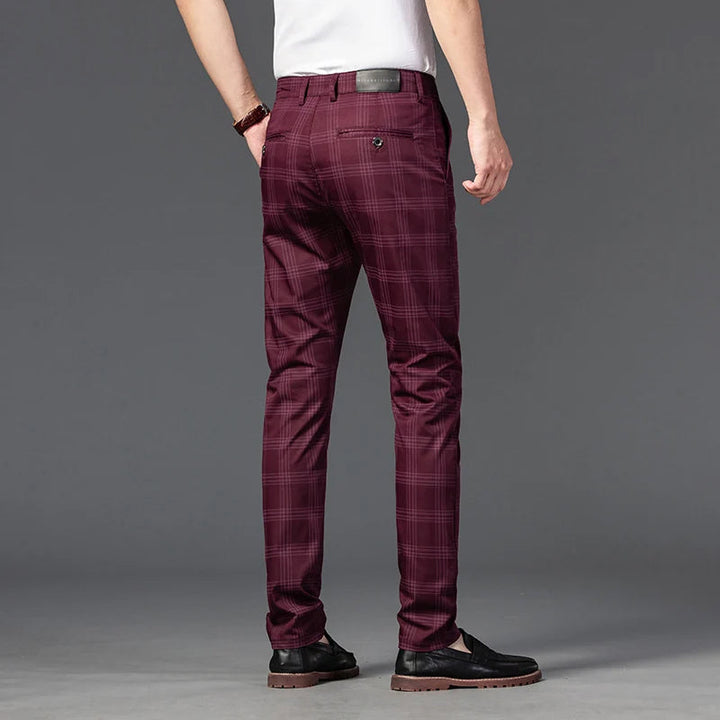 Marston Tailored Plaid Pants