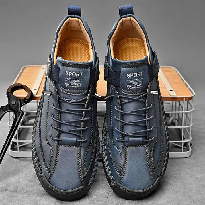 Barzano Leather Trail Loafers