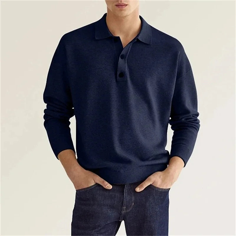 Cambridge Wool Blend Polo Shirt