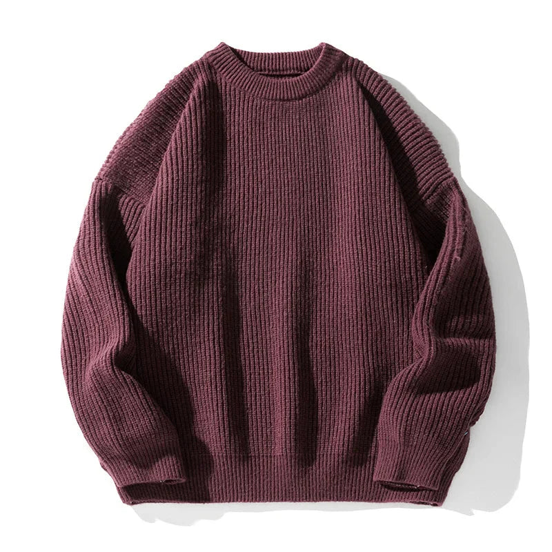 Nordic Ribbed Knit Sweater