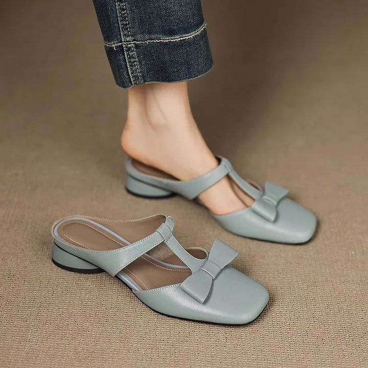 Porto Patent Bow Mules