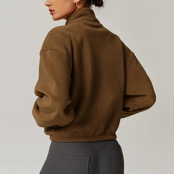 Tara Cropped Fleece Jacket