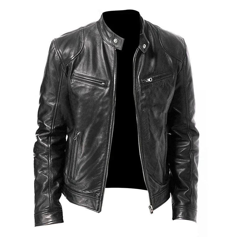 Torino Leather Biker Jacket
