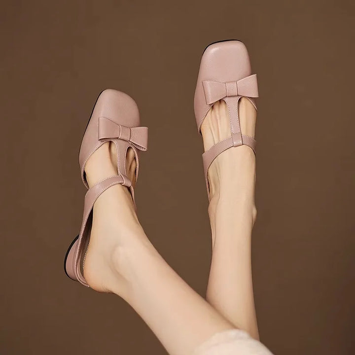 Porto Patent Bow Mules