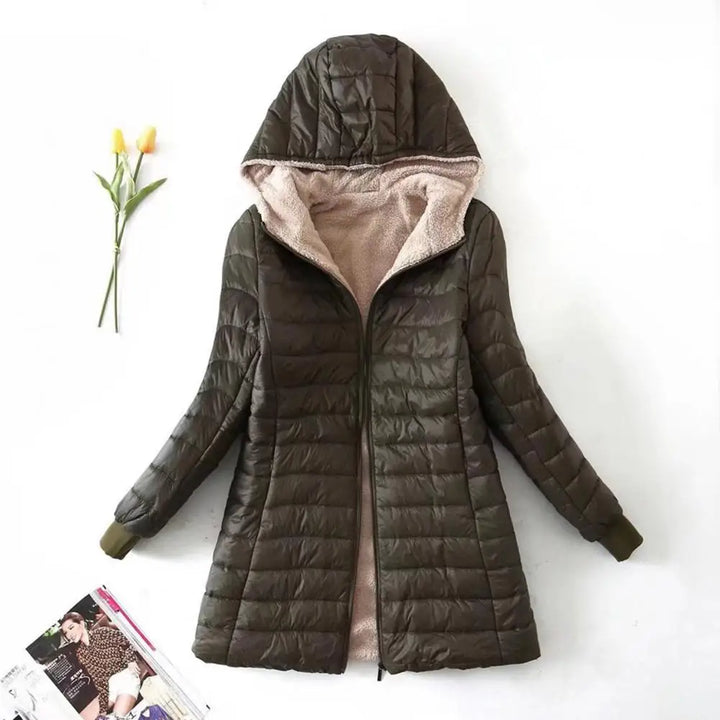 Trieste Fleece-Lined Quilted Coat